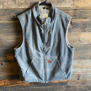 Mens Carhartt Fleece Lined Vest